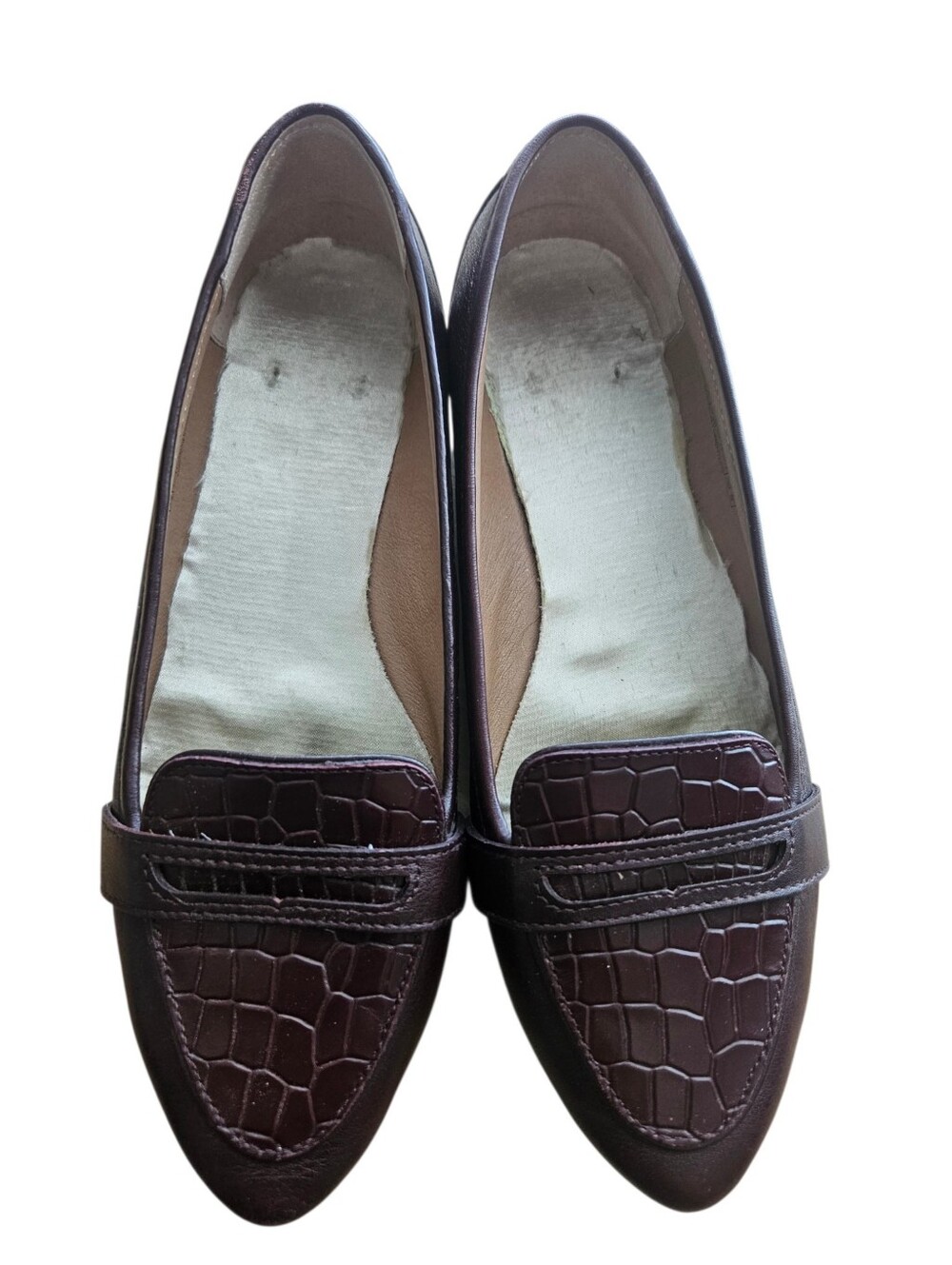 Vionic Savannah Penny Loafers‎ Womens Size 6.5 Brown Leather Flats Classic Shoes